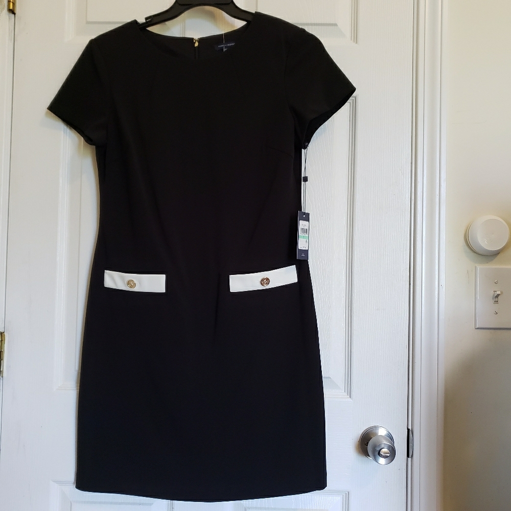 NWT! Tommy Hilfiger Elegant Black Dress